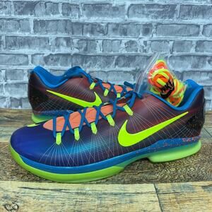 Nike KD V 5 Elite EYBL Multicolor Basketball Shoes 585386-900 Mens Size 18 New